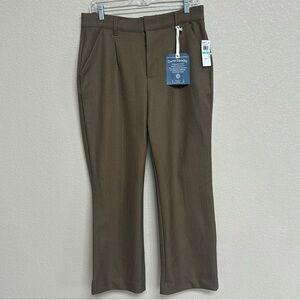 NWT Democracy Women’s Absolution Skyrise Brown Stretch Pants Size 8